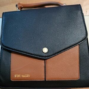 Steve Madden Two-Tone Black and Brown handbag